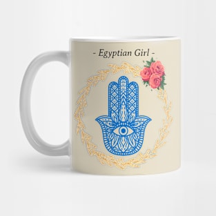 Egyptian Girl Egypt Hamsa Mug